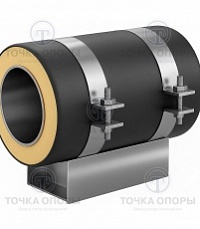 Скользящая опора СПОн 820/1000.100 подкладная надземная для труб в ППУ